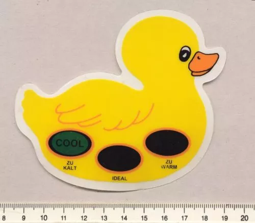 Badethermometer, Baby, Badewanne, Ente, selbstklebend