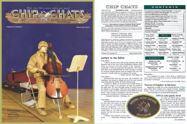 Chip Chats Magazin der National Woodcarvers Association... März-April 2010 (o)