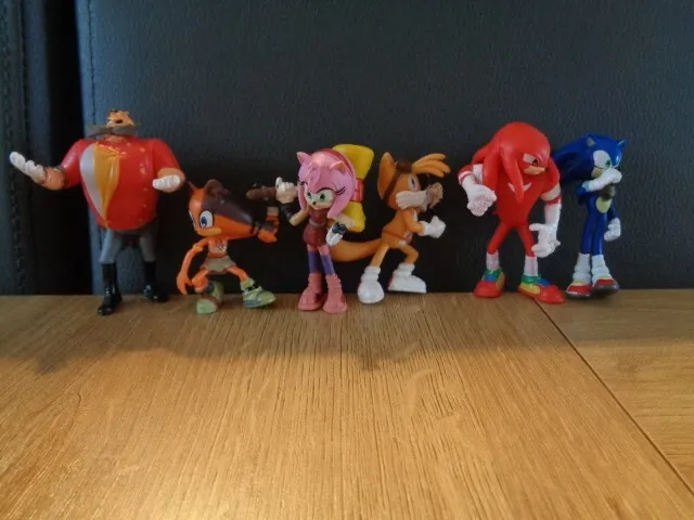 Sonic The Hedgehog Asst Figures - Various Sets - 6Pcs Or 12Pcs New - Uk Seller