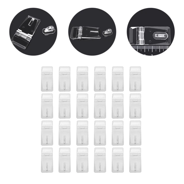 Hinge Latches Lock Acrylic Hasp Clip Padlock Clear Latches Hasp