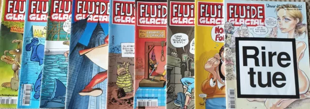 Lot De 9 Numeros Fluide Glacial ** Annee 2003 -  Tb Etat **