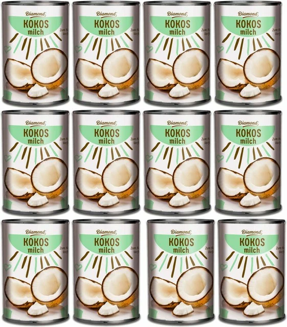 [12x 400 ml] DIAMOND latte di cocco / latte di cocco / latte di cocco KV