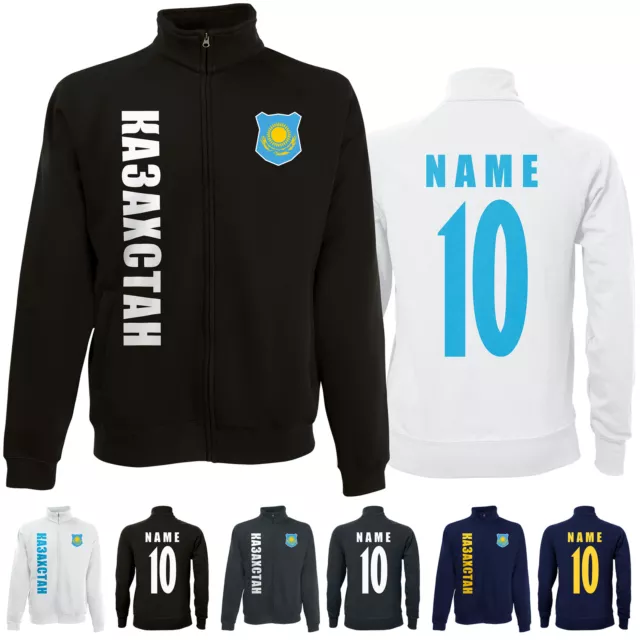 Kasachstan EM 2021 Sweat Jacke Trikot Name Nummer