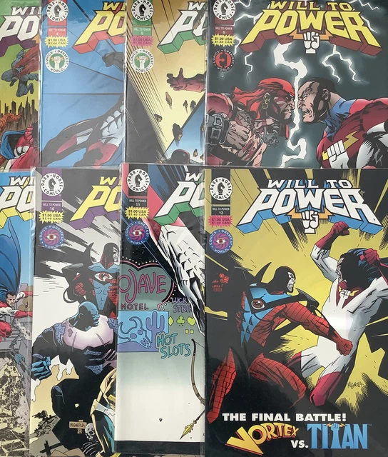 WILL TO POWER 1-12 COMPLETE SERIES (1994, DARK HORSE). Sleeved 3
