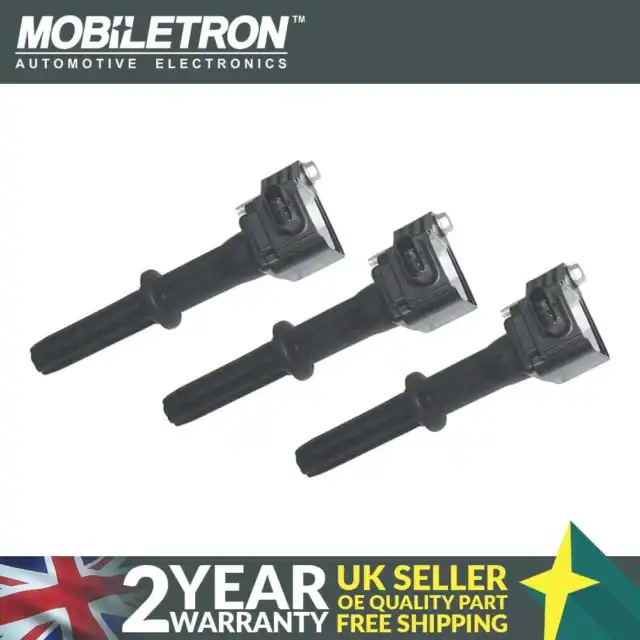 3 Pack of Mobiletron CE-228 Ignition Coil for Vauxhall Viva