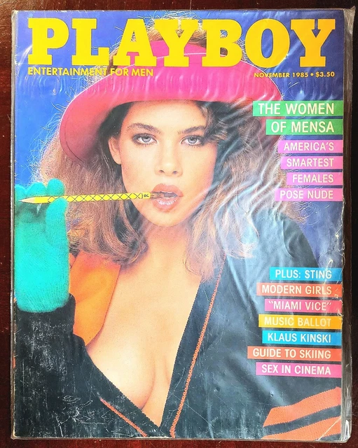 VINTAGE PLAYBOY MAGAZINE November 1985 The Women of Mensa Sealed £21.07 ...