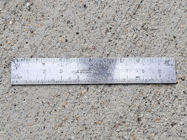 Early "L.S. Starrett Athol, Mass" No. 340 - 10cm Steel Metric Rule pre 1900 Early "L.S. Starrett Athol, Mass" No. 340 - 10cm Steel Metric Rule pre 1900