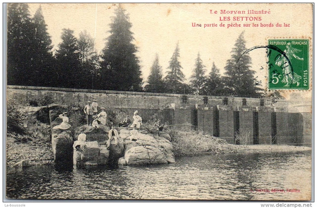 58 LES SETTONS - Une partie de peche sur les bords du lac