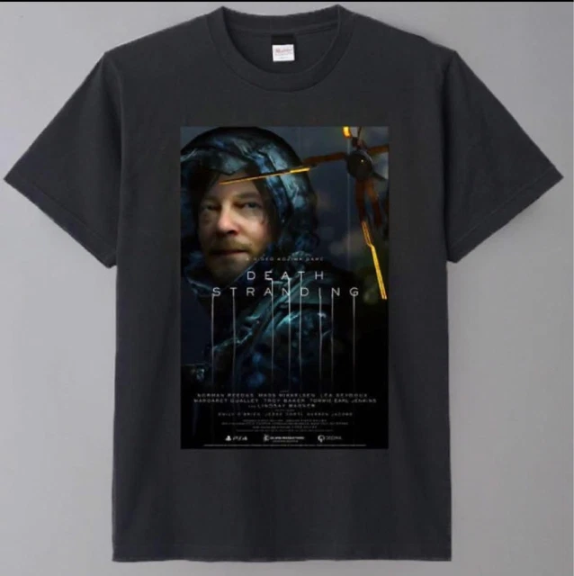 DEATH STRANDING T-SHIRT XL Black Key Art Design Hideo Kojima