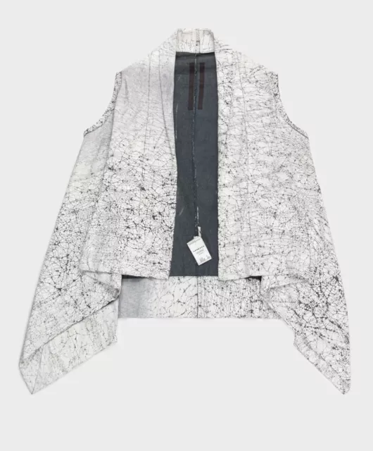 Rick Owens Cracked Paint Vest ss12