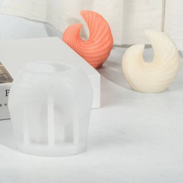 Herramienta para hacer jabón molde para velas en forma de luna de resina aromaterapia molde para velas
