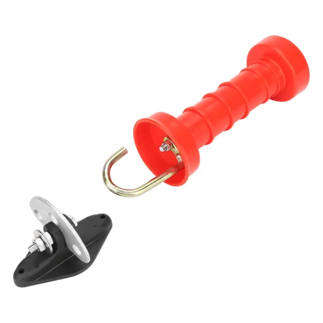 10pcs Insulated Spring Gate Handles With 10 Pcs Insulators For Electric Fence
