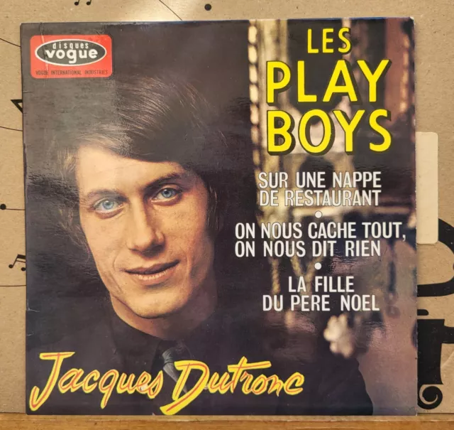 EP 45T Jacques Dutronc ‎– La Fille Du Père Noel - 1966 Languette NEUF ! (NM+/M-)