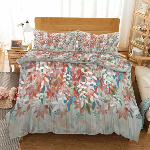 Bud Embellishment 3D Printing Duvet Quilt Doona Covers Pillow Case Bedding Sets