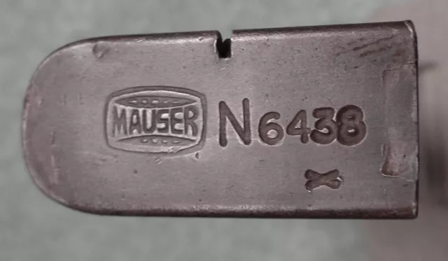 Original WW2 German MAUSER M34 magazine 8 rd-32 Cal. NORDSEA "N" Navy marked!