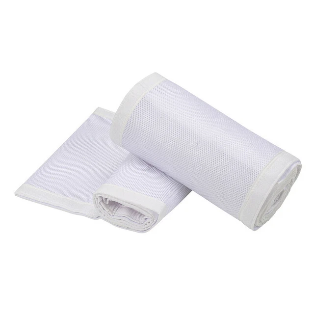 2x nido borde de cama 160x30 340x30cm malla 3D bebé nido de cama protector de cabeza