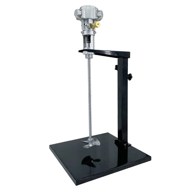 Pneumatic Paint Mixer Stainless Steel Impeller Lifting Hand-Held Mixing Machine
