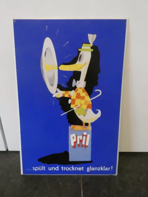 17818/ Pril Reklame Schild Blechschild  HxB ca. 50 x 33 cm