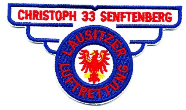 Aufnäher Patch Rettungshubschrauber Christoph 33 SENFTENBERG