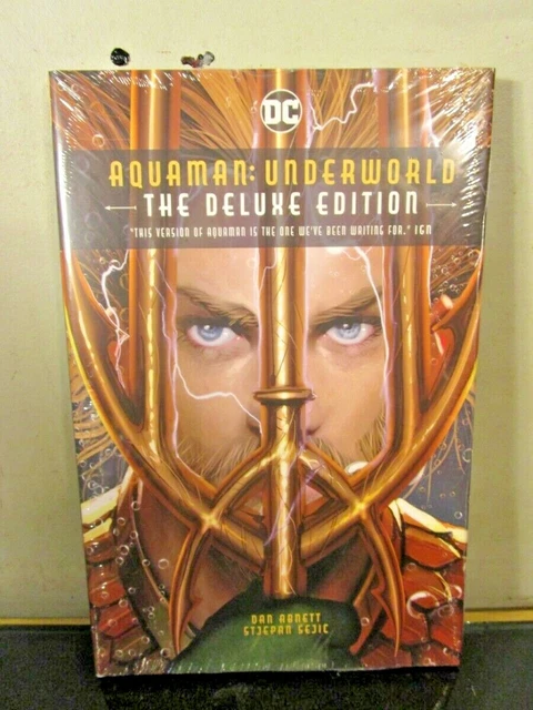 AQUAMAN UNDERWORLD DELUXE EDITION HC DC COMICS NEW NM Hardcover Sealed~