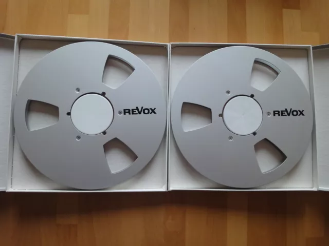 2 Revox 35-180 NAB Alu Spulen 26,5cm für ReVox A700, PR99, A77, B77