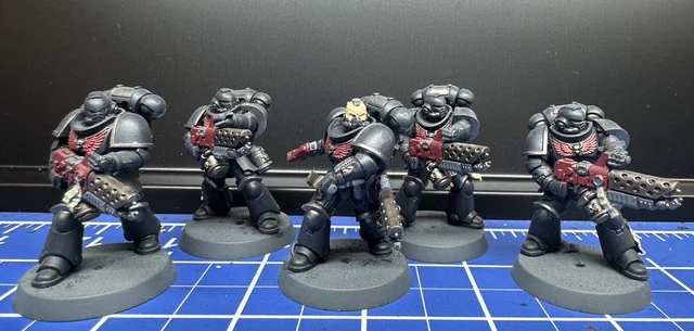 INFERNUS SQUAD LEVIATHAN Primaris Space Marines X5 Warhammer 40K Black ...
