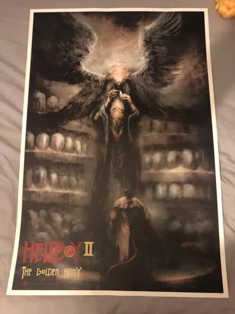 Karl Fitzgerald Hellboy 2 The Golden Army print poster BNG not Mondo