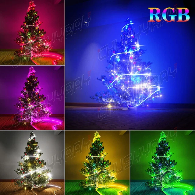 12V 16.4FT Flexible RGB LED Strip Light Waterproof For Car Truck Boat ATV UTV