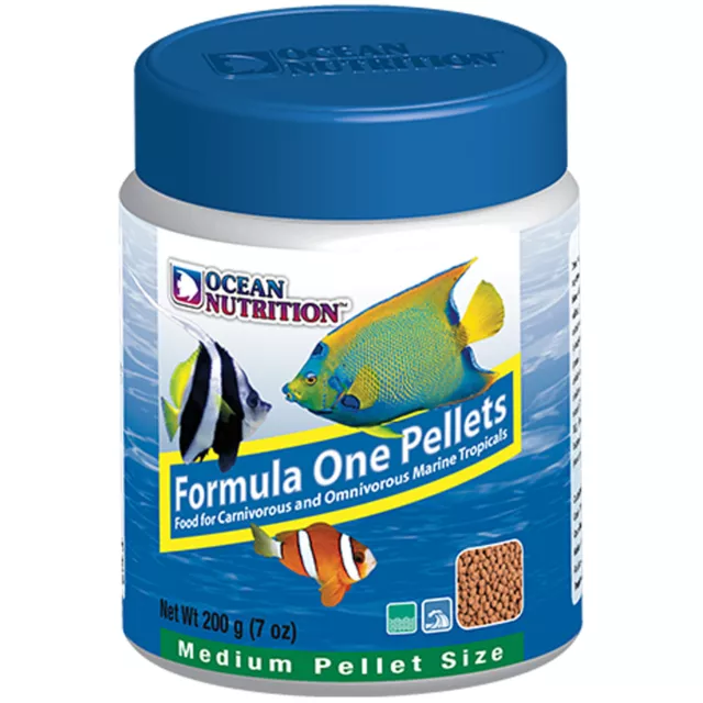 Ocean Nutrition Formula One Pellets MEDIUM 200 grams (7 oz) Premium Fish Food