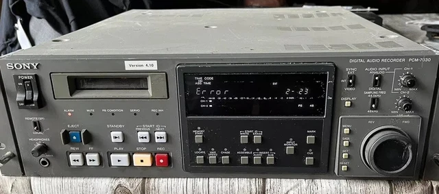 Sony DAT Pcm7010 Pro En Rack 19 A Réparer - FR