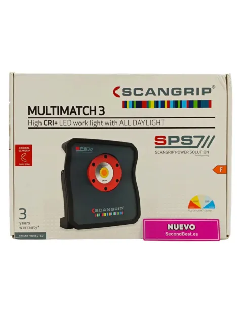Scangrip Multimatch 3 03.5653 Lámpara De Trabajo Nueva