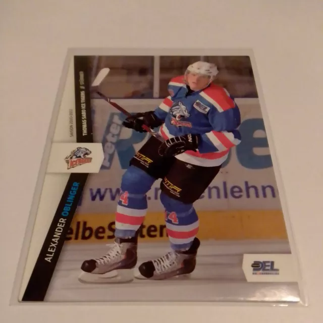 DEL Trading Card ICE Tigers Nürnberg 2010/11 Alexander Oblinger #14