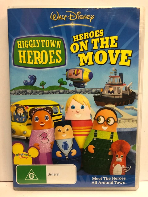 HIGGLYTOWN HEROES, HEROES On The Move. Walt Disney Dvd $1.35 - PicClick AU