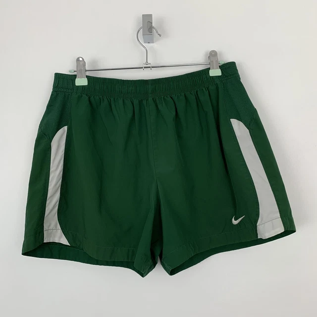 Pantaloncini da donna verdi Nike taglia M 12-14 abbigliamento attivo palestra corsa