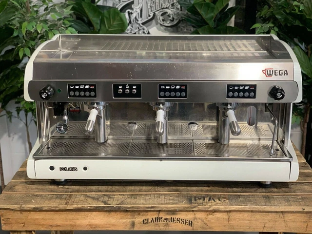 Wega Polaris 3 Gruppi Bianca Tazza Alta Macchina Caffè Espresso... 2