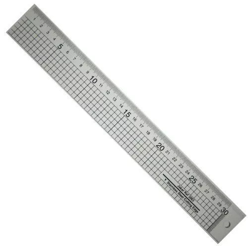 Jakar Acrylic Ruler with Steel Cutting Edge - Stainless Steel Clear Rule