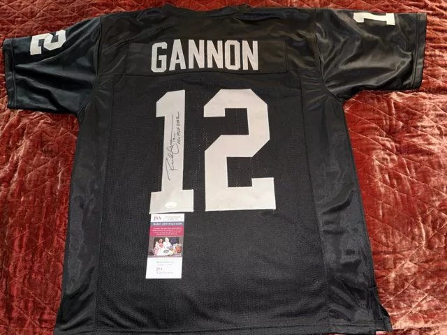 RICH GANNON signed custom New Jersey auto autograph JSA size XL CERTIFIED