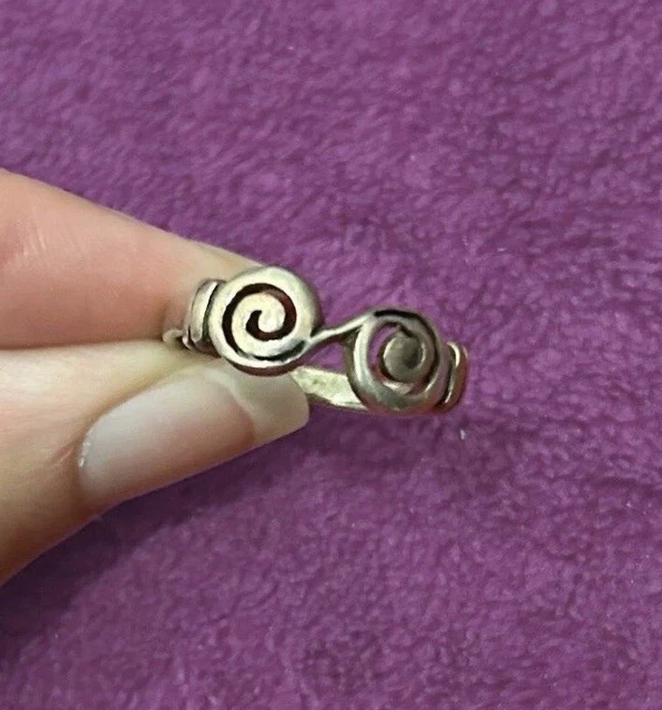 Bague Argent Massif 925 Avec Perle D'ambre - Taille 51, Occasion, Poinçonné