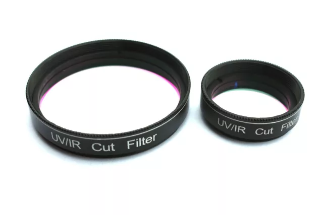 Infrarot + UV Filter 1,25 "Zoll Block-Sperrfilter IR UV Astrofotografie Teleskop