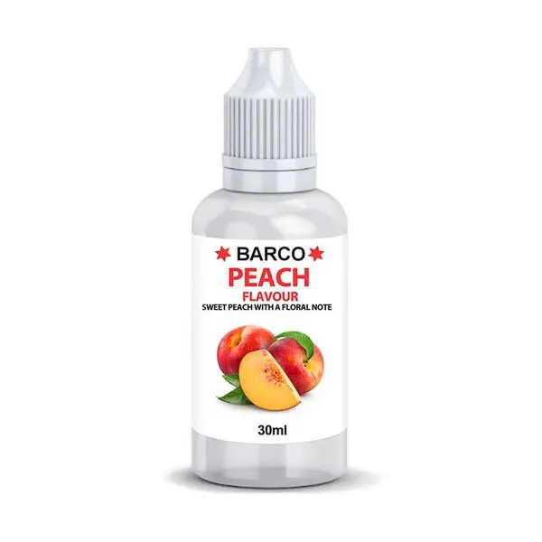 Food Flavours Peach 30mL Barco Cake Craft Flavouring Edible Fondant Decorate