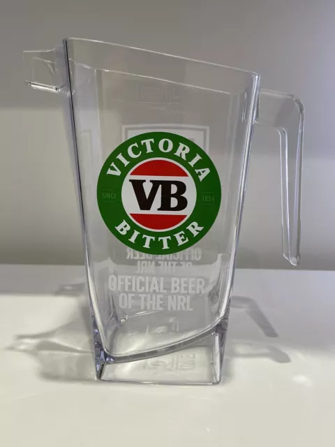 VB Victoria Bitter Jug Promotional NRL Official - Bar, Mancave, Pub, VTG,