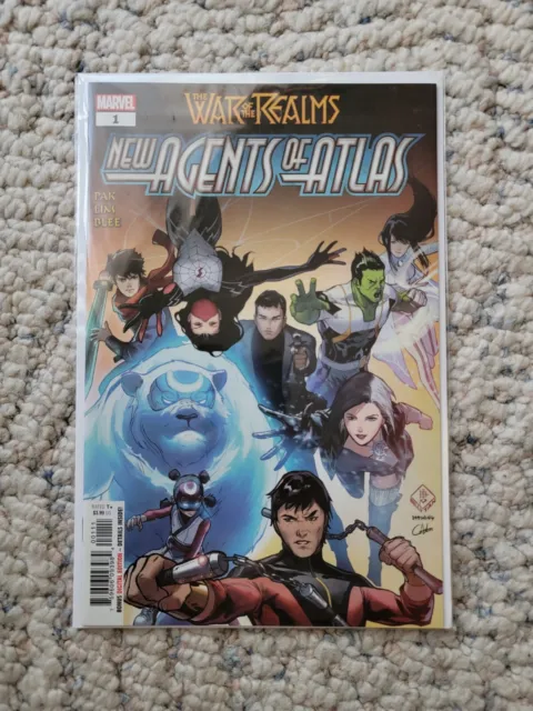War of the Realms: New Agents of Atlas #1 1st Appearance Luna Snow Key NM cond