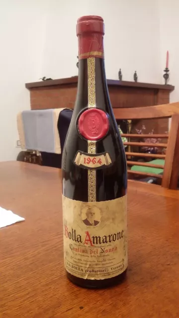 Vino Bolla Amarone della Valpolicella Cantina del Nonno 1964 cl.72 vol.14%