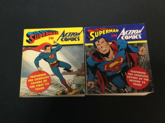 (2) SUPERMAN IN ACTION 1993 & 1994 MINI Comic / Book (Books Have Some Wear)