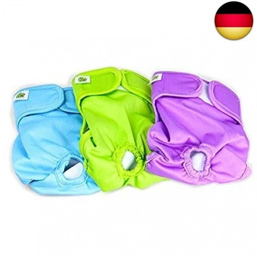 PET MAGASIN Wiederverwendbare Hundewindeln [3er Packung] Hygienische 5