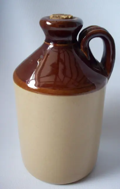 Pearsons Of Chesterfield old Stoneware Cider Jug Bottle Ref No 114 .