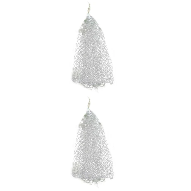 2 Pack Fishing Mesh Net Fishing Nets Saltwater Net Fishing