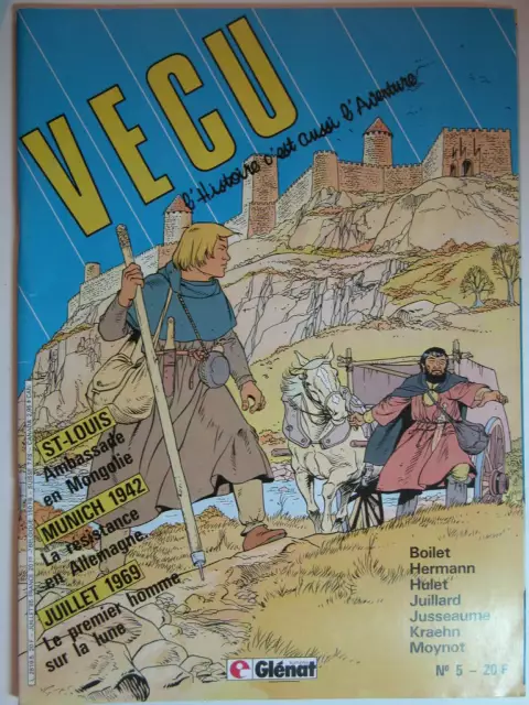 Vecu N°5 Juillet 1985  (Kraehn,Boilet,Hermann,Juillard,Jusseaume...)