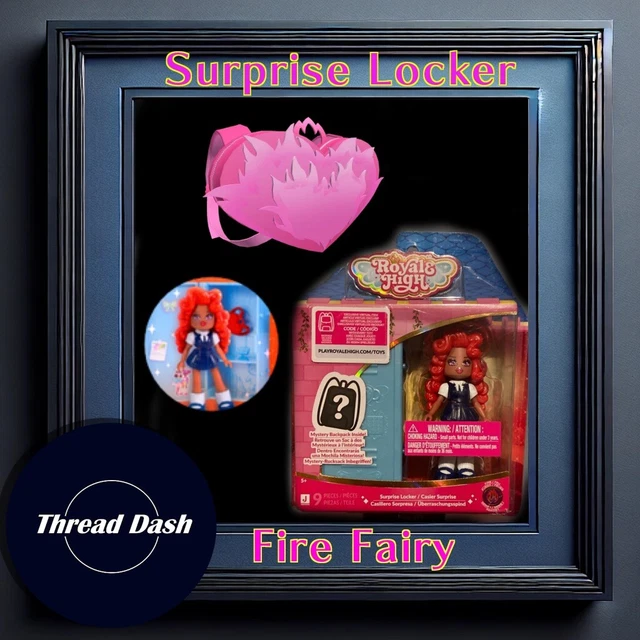 ROYALE HIGH SURPRISE Locker Fire Fairy Doll Code Only, Sent In