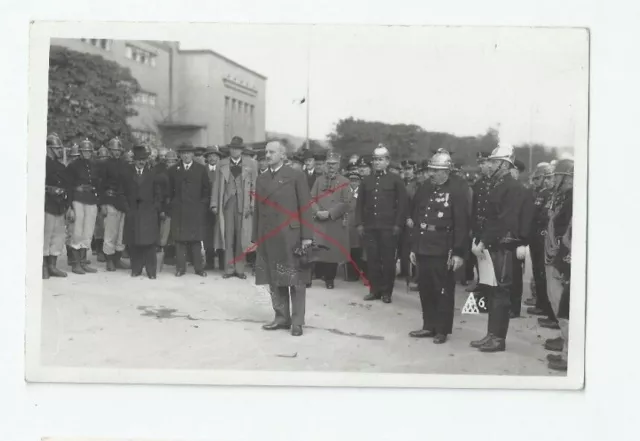 Nr 33401  Weidinger Foto PK Linz a. d Donau Feuerwehr Fest Politik um 1930 O.Ö.